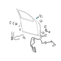 OEM Chevrolet Silverado 3500 Cylinder Kit, Front Side Door Lock(Uncoded) Diagram - 15298924