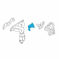 OEM 2020 Nissan Rogue Cover-Exhaust Manifold Diagram - 16590-3TA0C