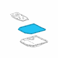 OEM 2003 Pontiac Vibe Pan Gasket Diagram - 88971820