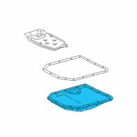 OEM Pontiac Vibe Pan, Automatic Transmission Fluid Diagram - 88972039