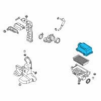 OEM Hyundai Cover-Air Cleaner Diagram - 28111-H9100