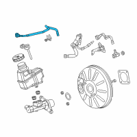 OEM 2014 Dodge Dart Hose-Brake Booster Vacuum Diagram - 68082160AE