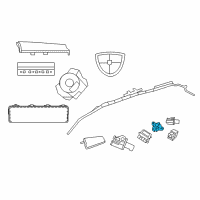 OEM Chrysler Town & Country Sensor-Pressure Diagram - 68137948AA