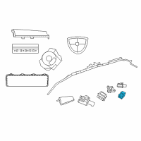 OEM 2018 Dodge Grand Caravan Sensor-Acceleration Diagram - 68137947AA