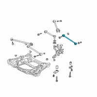 OEM 2004 Honda Accord Arm, Rear Control Diagram - 52360-SDA-A00