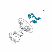 OEM 2020 Kia Optima Switch Assembly-STRG Rem Diagram - 96700D4610