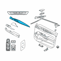 OEM 2019 BMW 640i xDrive Gran Turismo TRIM COVER, DOOR, FRONT RIGH Diagram - 51-41-9-460-224