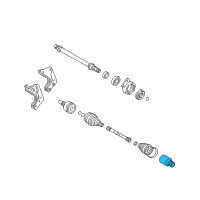 OEM Mercury Inner Joint Assembly Diagram - YL8Z-3B414-CA