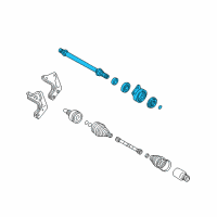 OEM 2006 Mercury Mariner Intermed Shaft Diagram - 6L8Z-3A329-D