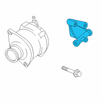 OEM Nissan Bracket-Alternator Diagram - 11710-3Z001