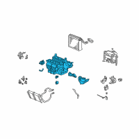 OEM 2005 Honda Accord Sub-Heater Unit Diagram - 79106-SDN-A02
