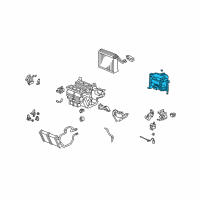 OEM 2003 Honda Accord Case Sub-Assy., Duct Diagram - 79107-SDN-A01