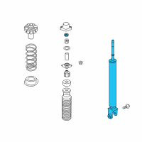 OEM 2009 Infiniti M35 ABSORBER Kit - Shock, Rear Diagram - E6210-EG01E