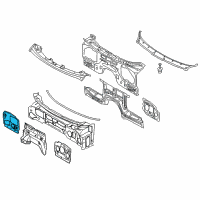 OEM 2019 BMW X6 Sound Insulation, Bulkhead, Right Diagram - 51-48-7-336-286