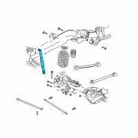 OEM 2006 Chevrolet SSR Rear Shock Absorber Assembly Diagram - 15209863