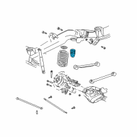 OEM 2006 Chevrolet SSR Auxiliary Spring Diagram - 10386222