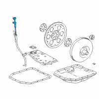 OEM Toyota Camry Gage Sub-Assy, Transmission Oil Level Diagram - 35103-06020