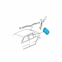 OEM 2011 Cadillac CTS Module Diagram - 22864567