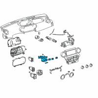 OEM 2006 Scion xA Hazard Switch Diagram - 84010-52500