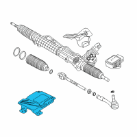 OEM BMW 650i Control Unit, Active Steering Diagram - 32-43-6-788-164