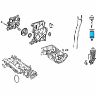 OEM 2018 Infiniti Q50 Oil Filter Assembly Diagram - 15208-HG00D