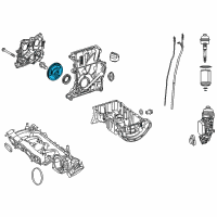 OEM 2018 Infiniti QX30 Pulley-Crankshaft Diagram - 12303-HG00K