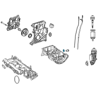 OEM 2017 Infiniti QX30 Seal-Oil, Drain Plug Diagram - 11026-HG00H