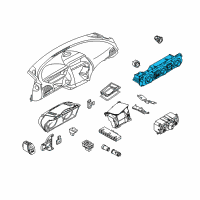 OEM 2009 BMW 650i Control Unit, Automatic Air Conditioner., High Diagram - 64-11-9-248-710