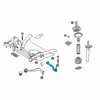 OEM 2010 BMW 650i Repair Kit, Wishbone, Right Diagram - 31-12-2-347-986