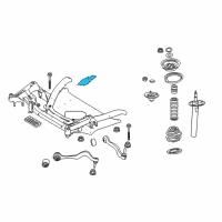 OEM BMW Heat Protection Plate Left Diagram - 31-14-6-770-643