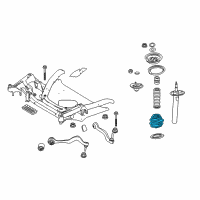 OEM 2009 BMW 650i Front Coil Spring Diagram - 31-33-6-765-109