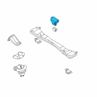 OEM 2003 Infiniti QX4 Insulator-Engine Mounting, Rear Diagram - 11320-4W01A