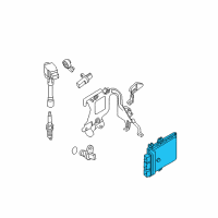 OEM 2010 Nissan Maxima Engine Control Module Diagram - 23710-ZX70A