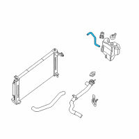 OEM 2010 Nissan Altima Hose-Reserve Tank Diagram - 21741-JA82A