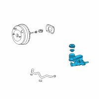 OEM 2007 Acura TSX Master Cylinder Set Diagram - 46101-SDD-G51