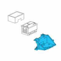 OEM Dodge Durango Tray-Battery Diagram - 55362632AD