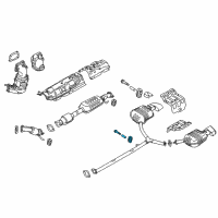 OEM 2019 Hyundai Accent Hanger-Exhaust Pipe Diagram - 28761-C1300