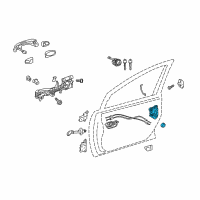 OEM Toyota RAV4 Prime Lock Assembly Diagram - 69040-53130