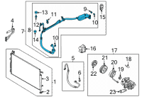 OEM 2022 Hyundai Santa Cruz TUBE-SUCTION & LIQUID Diagram - 97777-K5000