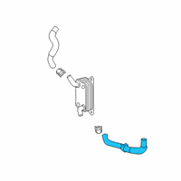 OEM Toyota Corolla Outlet Hose Diagram - 16267-F2020