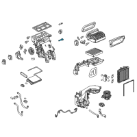 OEM Chevrolet Cruze Refrigerant Temperature Sensor Diagram - 13276269