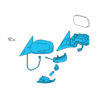 OEM 2008 Lexus GS450h Mirror Sub-Assembly, Outer Diagram - 87906-30320-J1