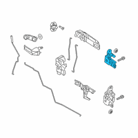 OEM 2019 Ram 1500 Classic Front Right Upper Door Hinge Diagram - 68058514AA