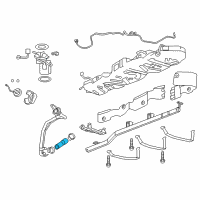 OEM Saturn Outlook Filler Hose Diagram - 15842789