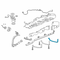 OEM 2009 Buick Enclave Strap Diagram - 22858657