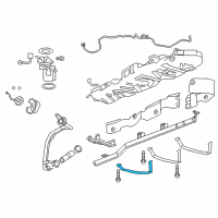 OEM 2012 Buick Enclave Strap Asm-Fuel Tank Diagram - 22858658