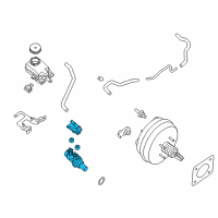 OEM 2015 Infiniti QX60 Cylinder Brake Master Diagram - 46010-3JA0C