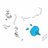 OEM Infiniti Booster Assy-Brake Diagram - 47210-9NA0C