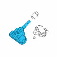 OEM 2015 Ram ProMaster 3500 Sensor-Tire Pressure Diagram - 5154876AC