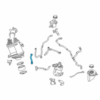 OEM 2015 BMW X6 Radiator Hose Diagram - 17-12-7-849-686